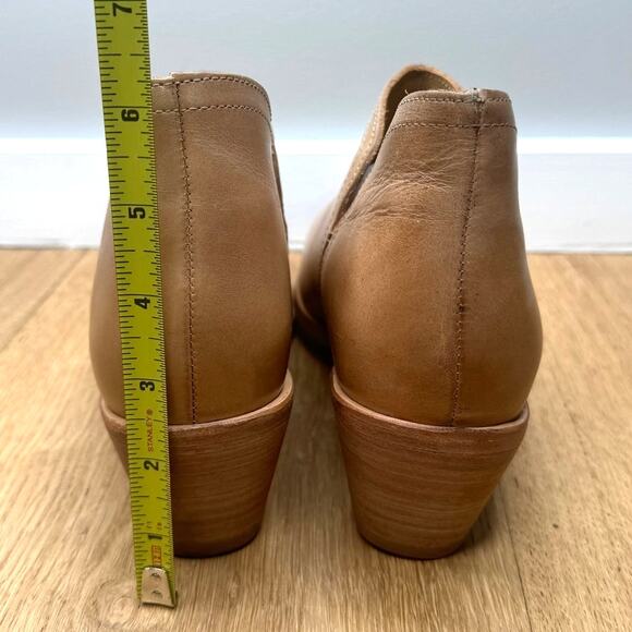 NEW Nisolo Classic Ankle Bootie Almond Brown Tan Leather Heeled Boho Everyday - Picture 7 of 11